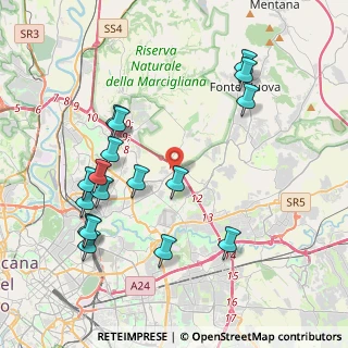 Mappa Via Nomentana, 00131 Roma RM, Italia (4.64882)