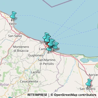 Mappa Via D. Calvitti, 86042 Campomarino CB, Italia (18.74182)
