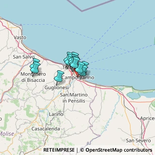 Mappa Via D. Calvitti, 86042 Campomarino CB, Italia (7.25583)