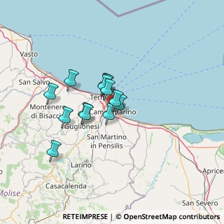 Mappa Via D. Calvitti, 86042 Campomarino CB, Italia (10.07769)