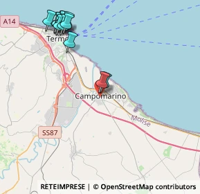 Mappa Via D. Calvitti, 86042 Campomarino CB, Italia (5.08417)