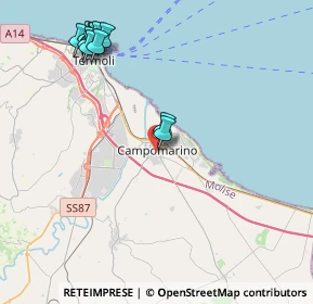 Mappa Via D. Calvitti, 86042 Campomarino CB, Italia (5.03)