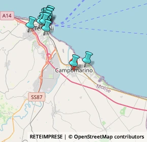 Mappa Via Morandi, 86042 Campomarino CB, Italia (5.33929)