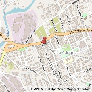 Mappa Via Venezia Tridentina, 2/a, 00019 Tivoli, Roma (Lazio)