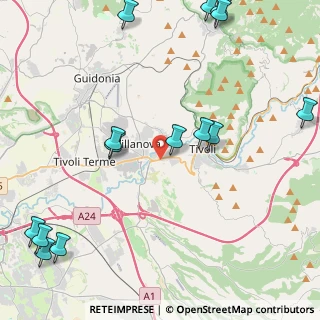 Mappa Via Lago di Annone, 00010 Tivoli RM, Italia (6.22857)