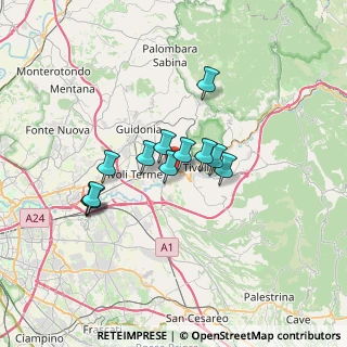 Mappa Via Basilicata, 00010 Tivoli RM, Italia (5.42667)