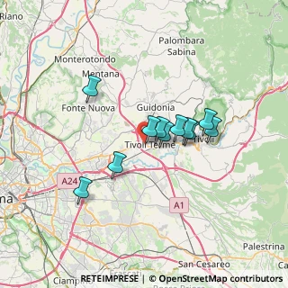 Mappa Via dei Tigli, 00012 Guidonia Montecelio RM (5.39818)