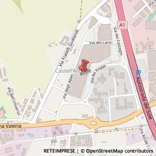 Mappa Centro Commerciale Tiburtino, 00012 Guidonia Montecelio, Roma (Lazio)