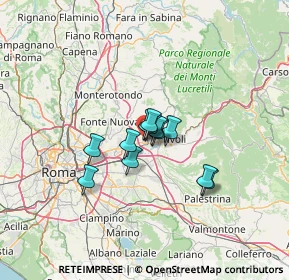 Mappa Via Giovanni Verga, 00011 Tivoli RM, Italia (8.05583)