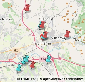 Mappa Via Giovanni Verga, 00011 Tivoli RM, Italia (4.20273)