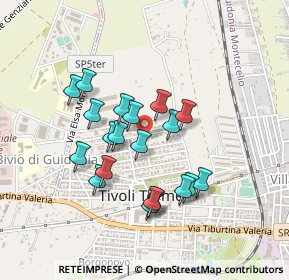 Mappa Via Giovanni Verga, 00011 Tivoli RM, Italia (0.401)