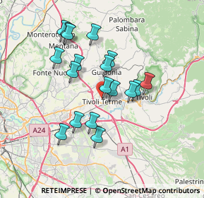 Mappa Via Giovanni Verga, 00011 Tivoli RM, Italia (6.58056)