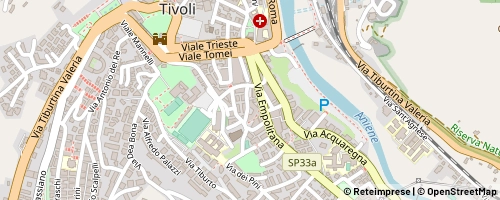 Mappa Tivoli