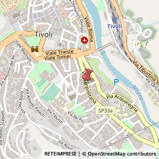 Mappa Via Empolitana, 96, 00019 Tivoli, Roma (Lazio)