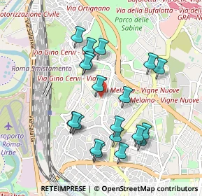 Mappa Via Giuseppe Prina, 00139 Roma RM, Italia (0.966)