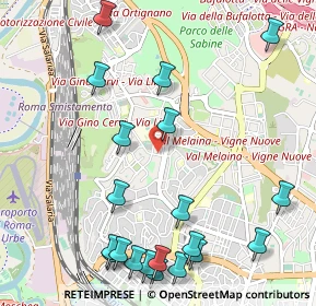 Mappa Via Giuseppe Prina, 00139 Roma RM, Italia (1.426)