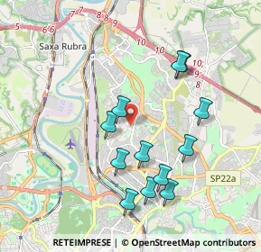 Mappa Via Giuseppe Prina, 00139 Roma RM, Italia (1.93583)