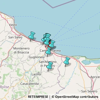 Mappa Via Biferno, 86042 Campomarino CB, Italia (7.75333)