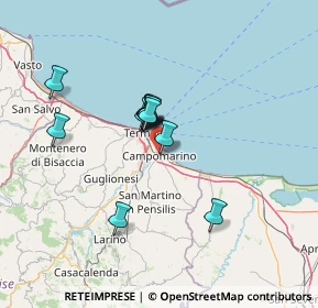 Mappa Via Biferno, 86042 Campomarino CB, Italia (10.59167)