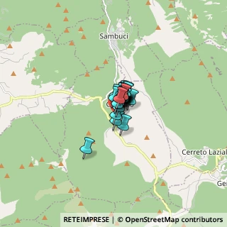 Mappa Via Madonna del Carmine, 00020 Ciciliano RM, Italia (0.44286)