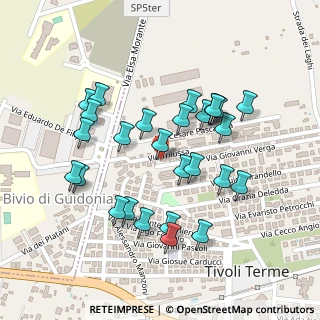 Mappa Via Trilussa, 00011 Tivoli RM, Italia (0.225)