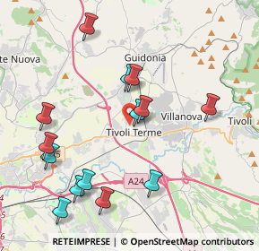 Mappa Via Trilussa, 00011 Tivoli RM, Italia (4.55143)