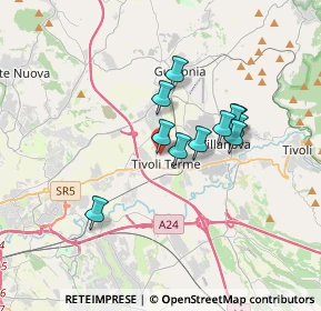 Mappa Via Trilussa, 00011 Tivoli RM, Italia (2.79273)