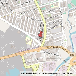 Mappa Via Luciano Manara, 7/9, 00012 Guidonia Montecelio, Roma (Lazio)