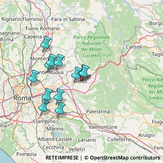 Mappa Via Acquaregna, 00019 Tivoli RM, Italia (14.14083)