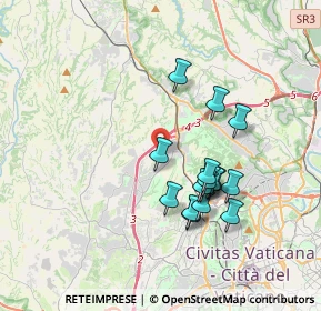 Mappa Via Annie Vivanti, 00135 Roma RM, Italia (3.42563)