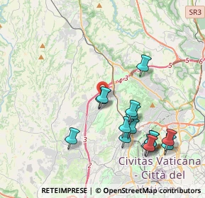 Mappa Via Annie Vivanti, 00135 Roma RM, Italia (4.272)