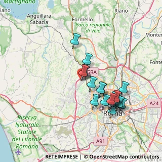 Mappa Via Annie Vivanti, 00135 Roma RM, Italia (7.4)
