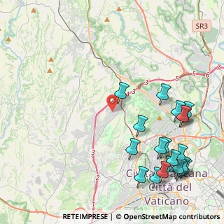Mappa Via della Lucchina, 00135 Roma RM, Italia (5.848)