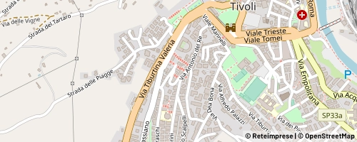 Mappa Tivoli