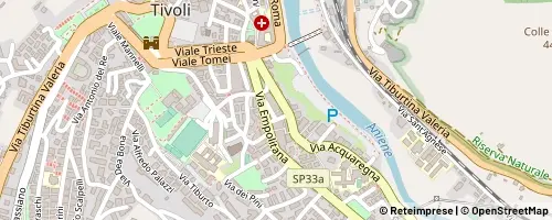 Mappa Tivoli