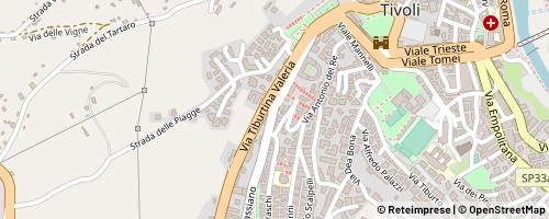 Mappa Tivoli