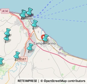 Mappa Via XXV Aprile, 86042 Campomarino CB, Italia (5.46364)