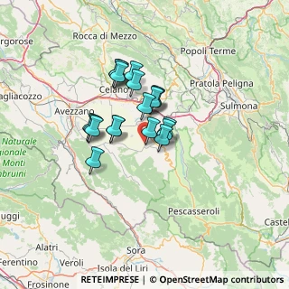 Mappa 67050 Ortucchio AQ, Italia (10.4165)