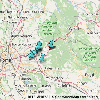 Mappa Via Discesa Empolitana, 00024 Castel Madama RM, Italia (8.89091)