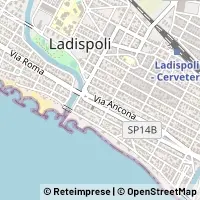 地図 Ladispoli