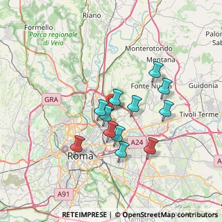 Mappa Via Giulio Antamoro, 00139 Roma RM, Italia (6.20583)