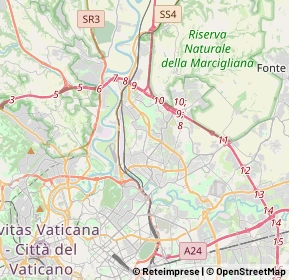 Mappa Piazza Ottaviano Vimercati, 00139 Roma RM, Italia (4.85)