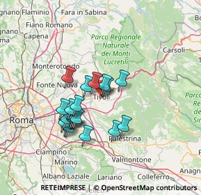 Mappa Viale Nicolò Arnaldi, 00019 Tivoli RM, Italia (11.9615)