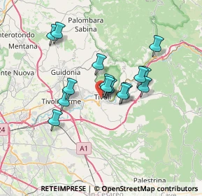 Mappa Viale Nicolò Arnaldi, 00019 Tivoli RM, Italia (5.834)