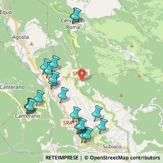 Mappa Contrada Scurgola, 00028 Subiaco RM, Italia (2.732)