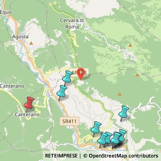 Mappa Contrada Scurgola, 00028 Subiaco RM, Italia (3.5175)
