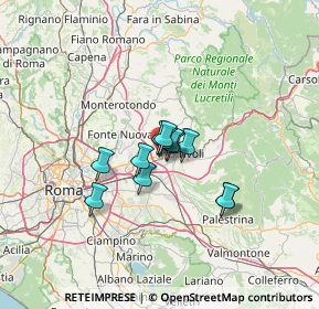 Mappa Strada dei Laghi, 00011 Tivoli RM, Italia (8.12333)