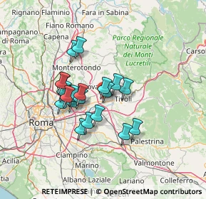 Mappa Strada dei Laghi, 00011 Tivoli RM, Italia (11.112)