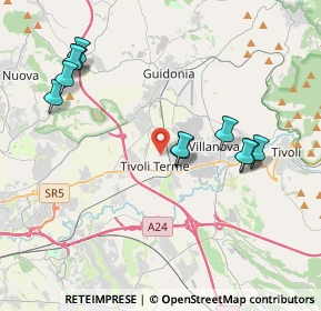 Mappa Strada dei Laghi, 00011 Tivoli RM, Italia (4.40364)