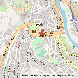 Mappa Via Givseppe Picchioni, 13, 00019 Tivoli, Roma (Lazio)